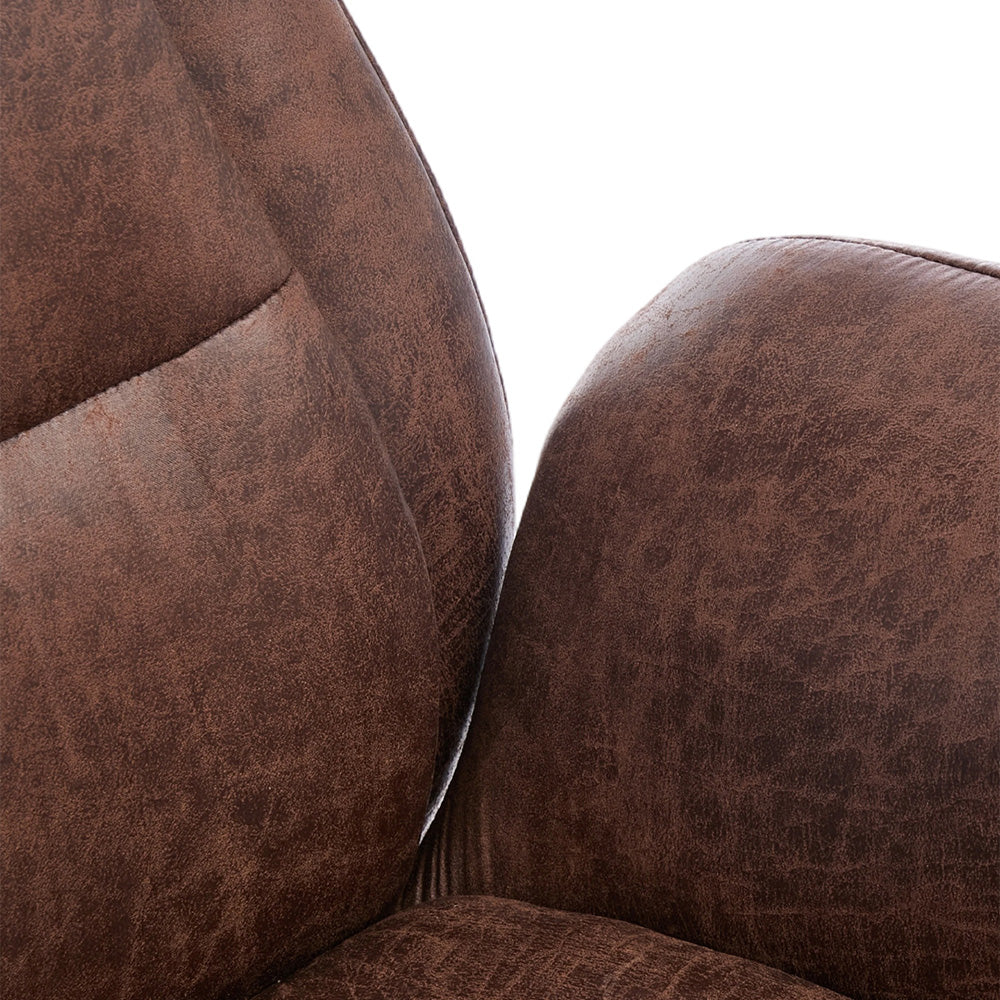 Adjustable High Back PU Office Chair with Armrests