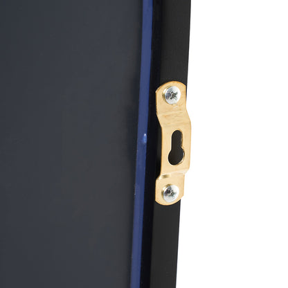 Metal Frame Full Length Mirror with Stand
