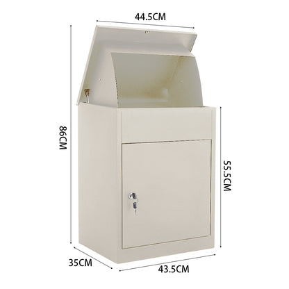 Lockable Galvanised Steel Parcel Drop Box