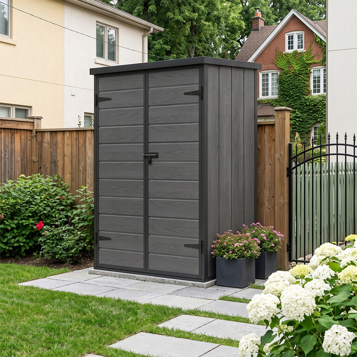 5x3 FT Outdoor Garden Tool Storage Shed