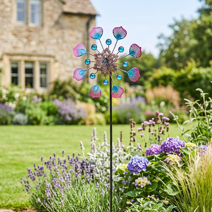 Outdoor Metal Wind Spinner for Garden & Patio