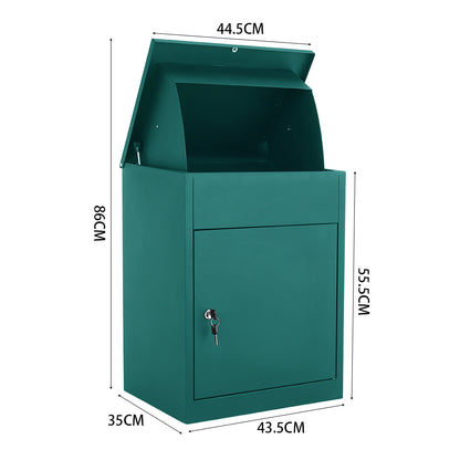 Lockable Galvanised Steel Parcel Drop Box