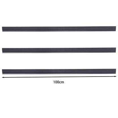 Garden Fence PVC Privacy Screen Panel Slat Strips Fixing Clip 1M