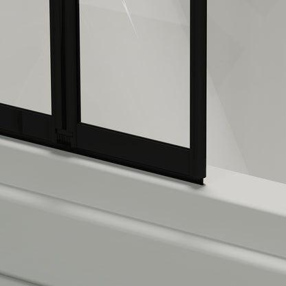 4 Panel Folding Over Bath Shower Screen