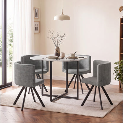 Dining Table Set with 4 Chairs