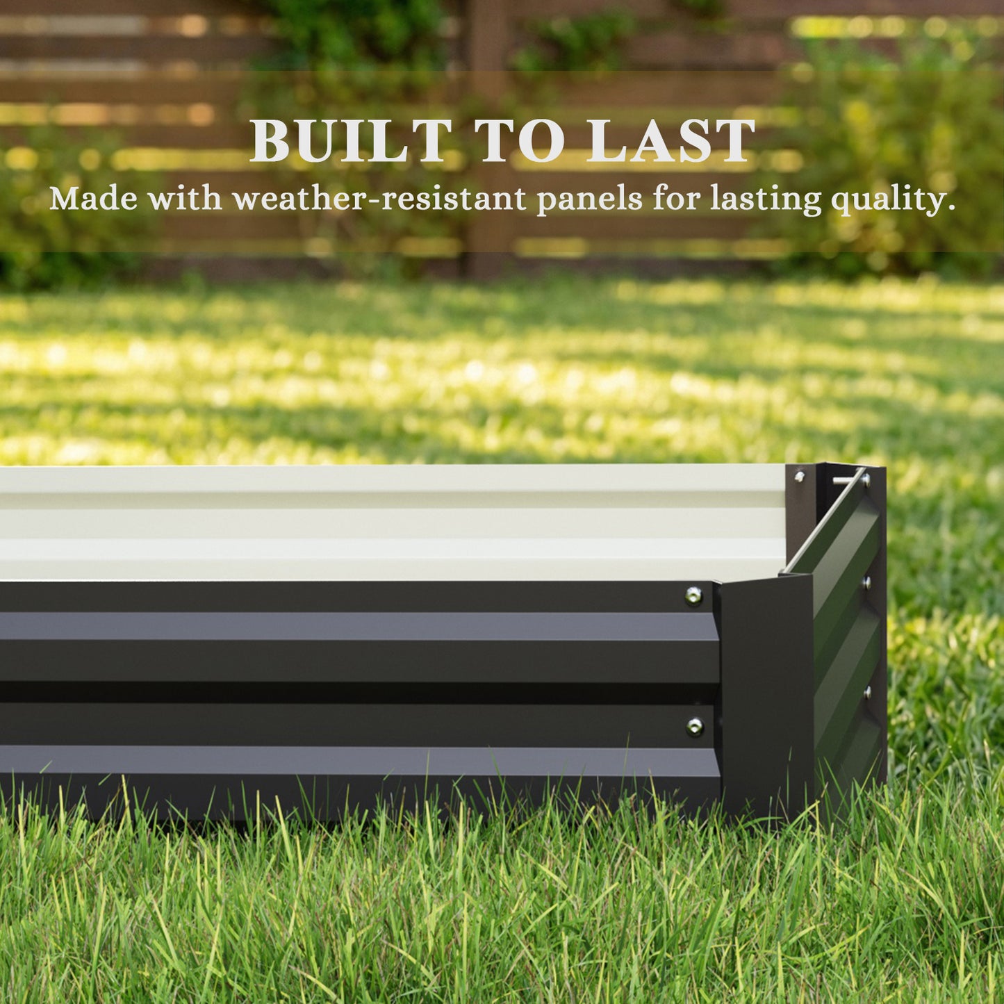 Galvanized Steel Raised Garden Bed