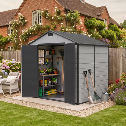 7x6 FT Large Garden Storage Shed