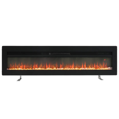 40/50/60/70 Inch Electric Fireplace with 9 Flame Colour and Remote Control