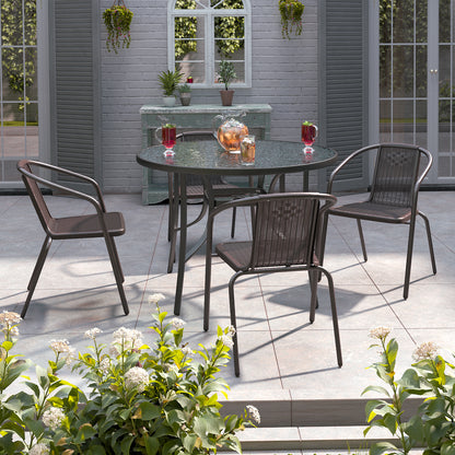 2/4 Pcs Chairs and Outdoor Dining Table