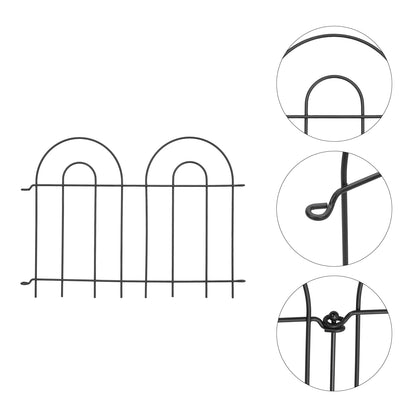10Pcs Decorative Metal Garden Fences