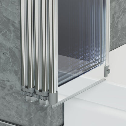 Bath Shower Screen with 5 Folding Panels