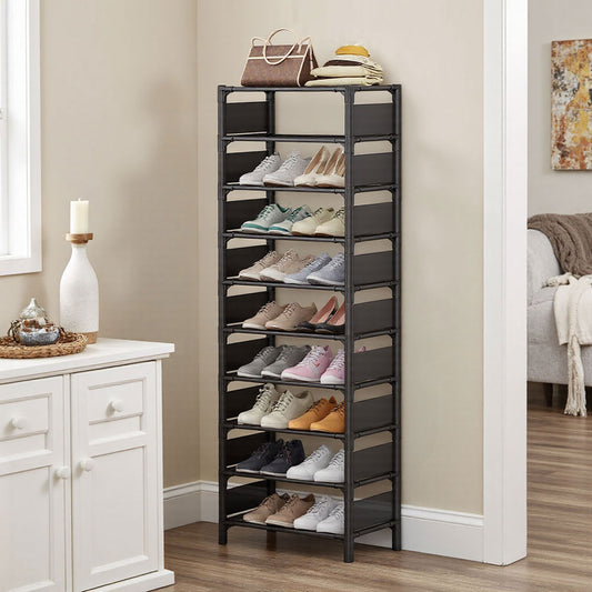 10-Tier Shoe Rack for Entryway