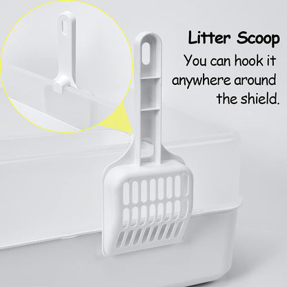 Open Cat Litter Box Easy Cleaning Indoor