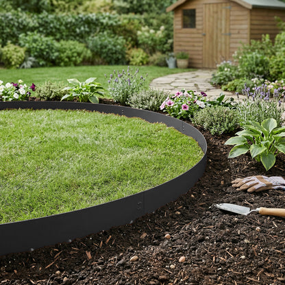 6 Pcs Metal Garden Edging Borders
