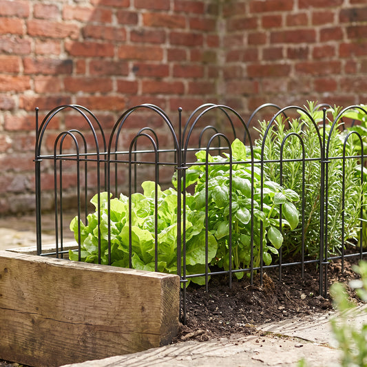 10Pcs Decorative Metal Garden Fences