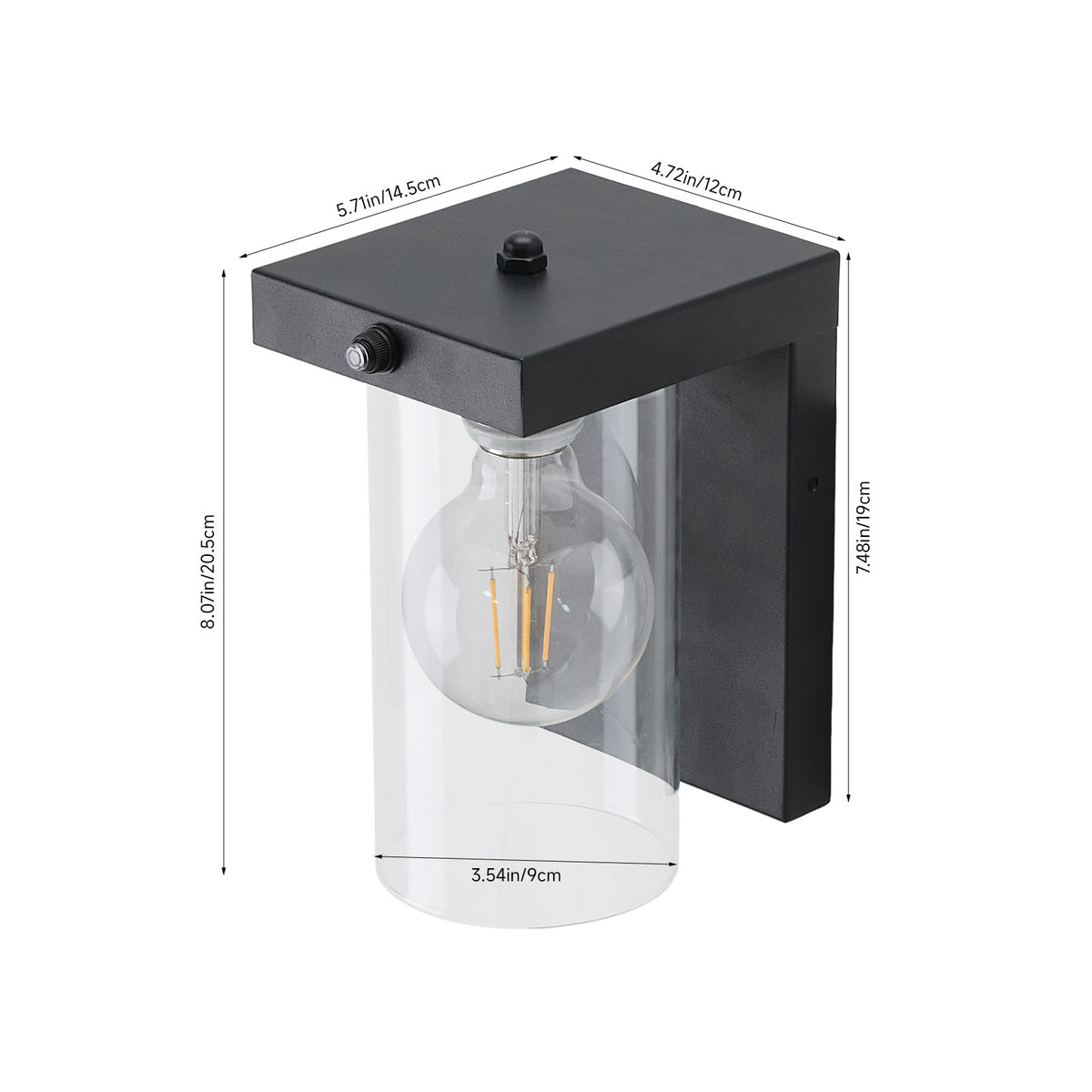 Dusk to Dawn Outdoor Wall Lamp