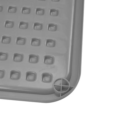 Open Top Cat Litter Box with Cat Litter Mat
