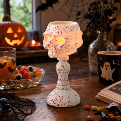 LED Spooky Double-Faced Skull Lamp