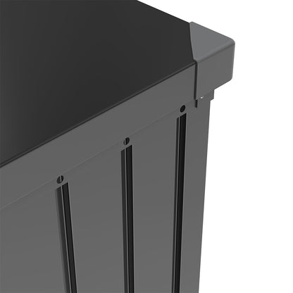 400L Metal Outdoor Storage Box with Lockable Lid