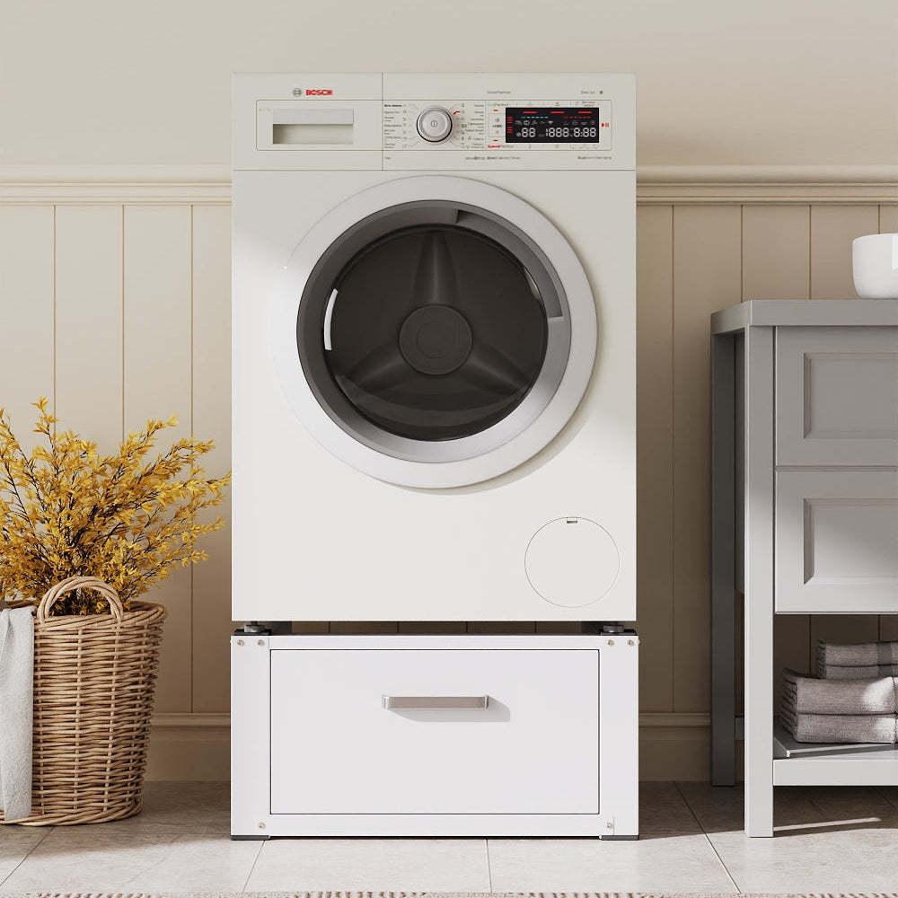 Washing Machine Dryer Pedestal with Drawer