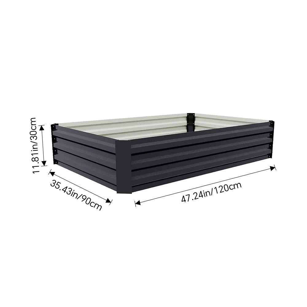 Galvanized Steel Raised Garden Bed