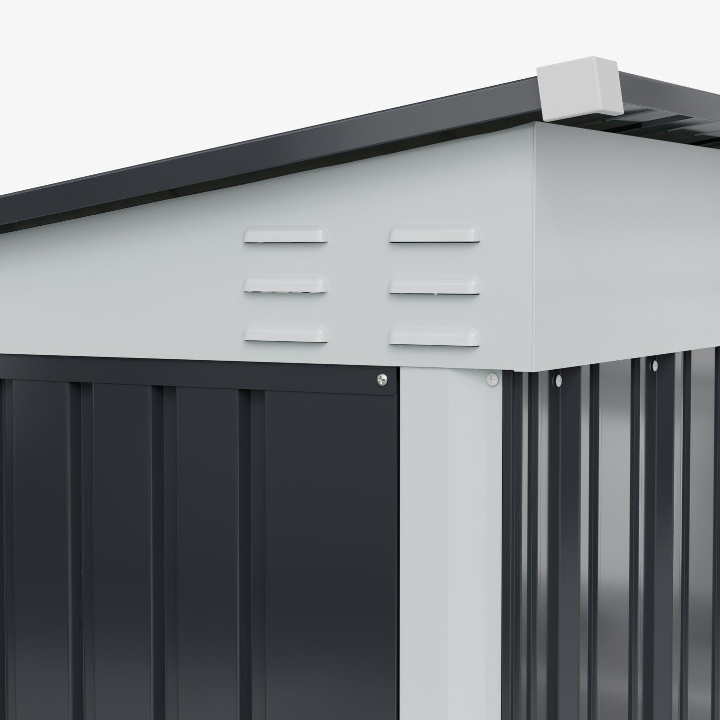 4x8 FT Pent Roof Garden Tool Shed Outdoor Patio Storage House