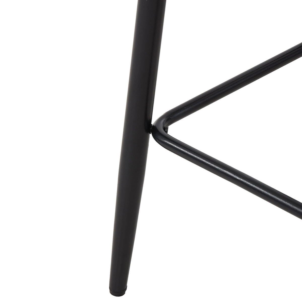 Set of 2 Sherpa Fleece Upholstered Bar Stools