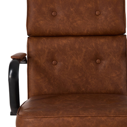 Swivel & Height Adjustable Office Chair with High Back