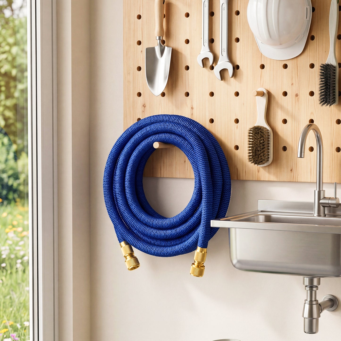 Expandable Garden Hose with Solid Brass Fittings