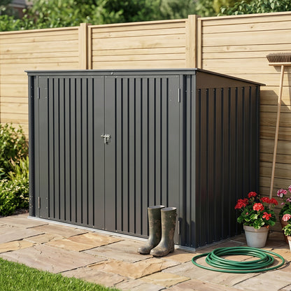 Outdoor Trash Bin Storage Shed