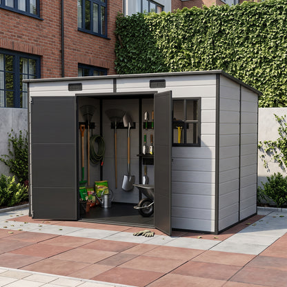 10 x 6FT Outdoor Garden Pent Roof Tool Storage Shed