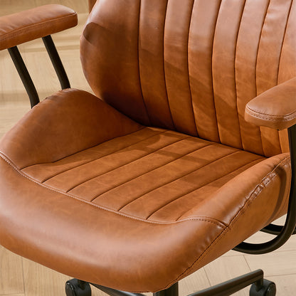 Mid-Century Modern Office Chair with Casters