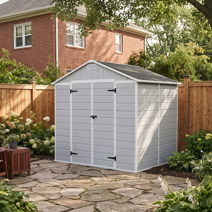 7x6 FT Large Garden Storage Shed