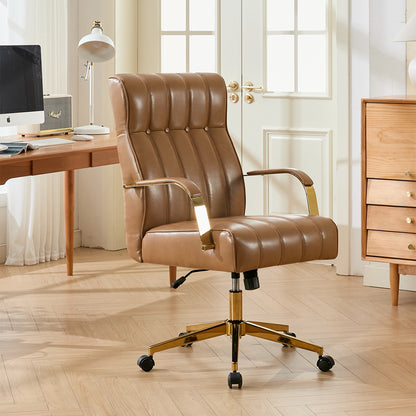 PU Leather Office Chair with Castors