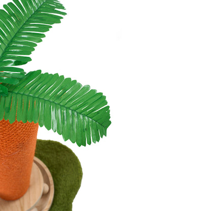 Carrot Cat Scratching Post with Turntable Toy