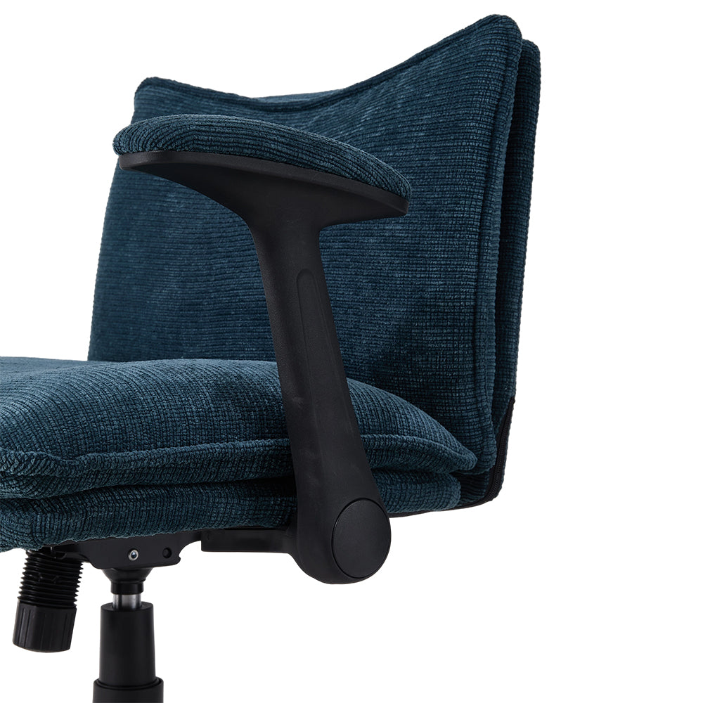 Chenille Height-Adjustable Office Chair