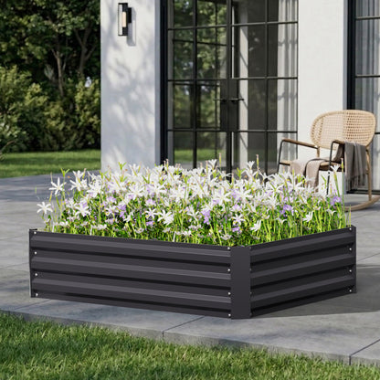 Galvanized Steel Raised Garden Bed