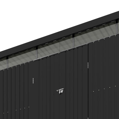 13x10FT Metal Garden Shed with Double Doors
