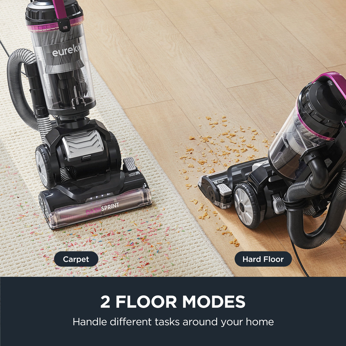 700W Upright Vacuum Cleaner with 2.2L Dust Cup