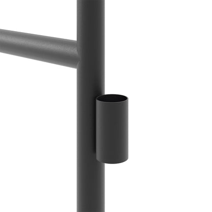 5 Pack Black Metal Garden Border Fence Panels