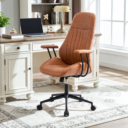 Mid-Century Modern Office Chair with Casters