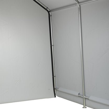 6x6FT Galvanized Tube Storage Shed