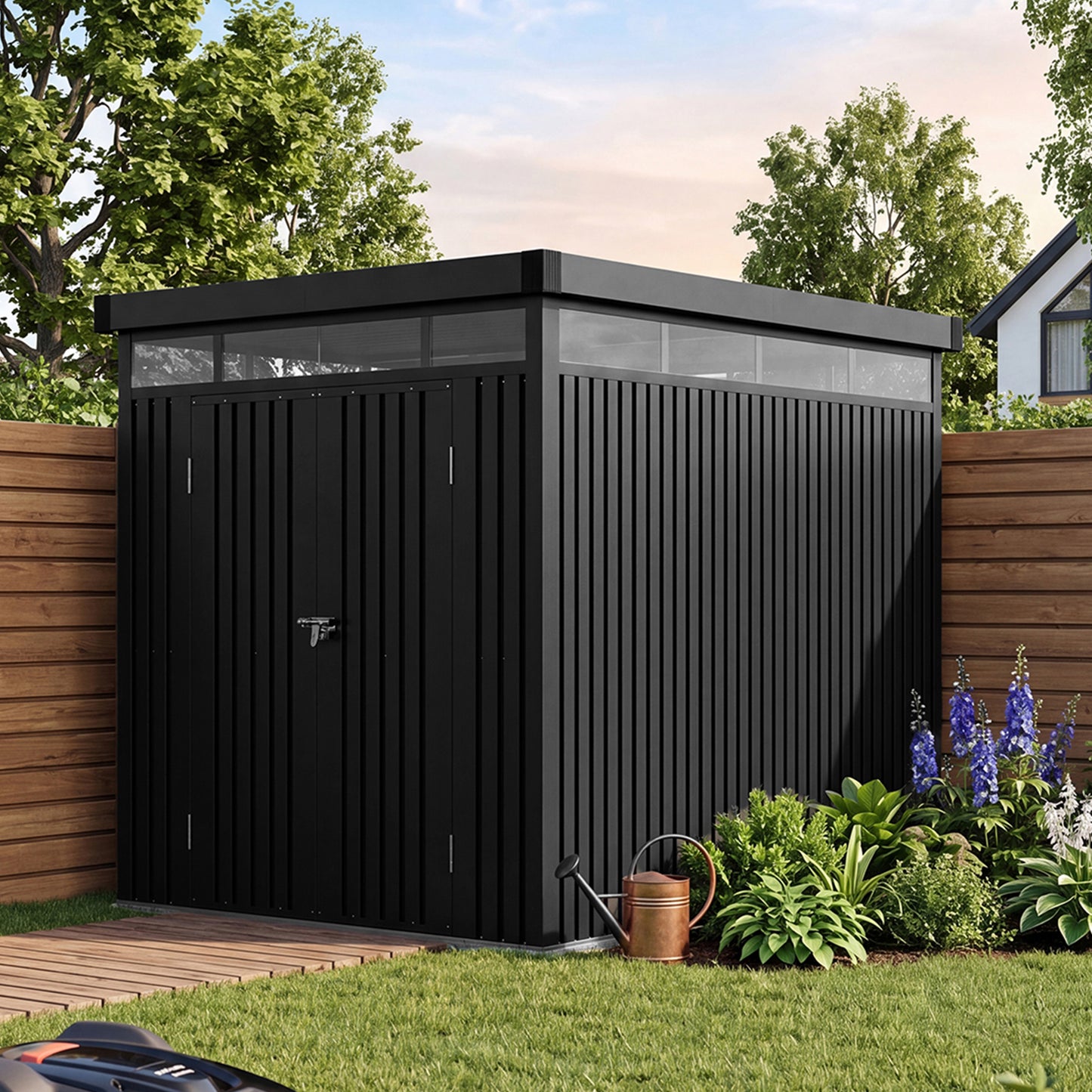 2 X 2.6 X 2M Metal Garden Tool Shed