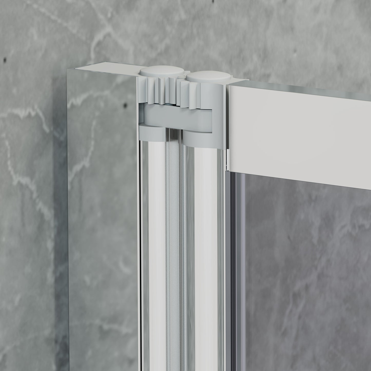 Bath Shower Screen with 5 Folding Panels