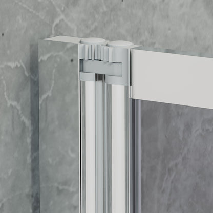 Bath Shower Screen with 5 Folding Panels