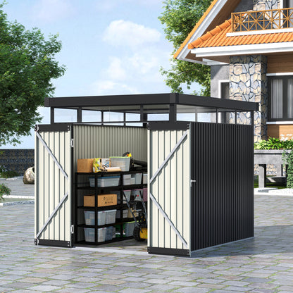 2 X 2.6 X 2M Metal Garden Tool Shed
