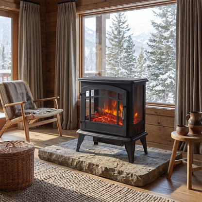 Freestanding Electric Fireplace Stove