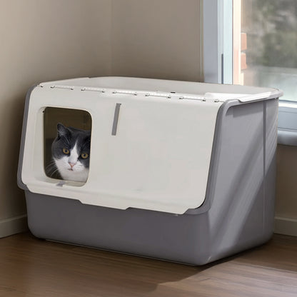 Large Hooded Cat Litter Box
