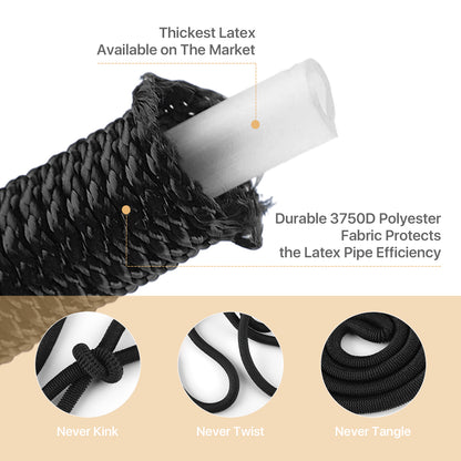 Expandable Garden Hose with Solid Brass Fittings