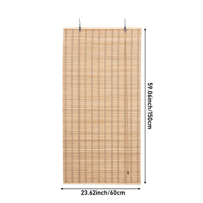 Natural Roll-Up Bamboo Blinds for Windows